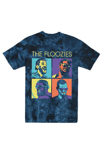 Cheese Tee (Blue tie dye)