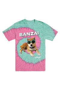 Pink Swirl Banzai Tee