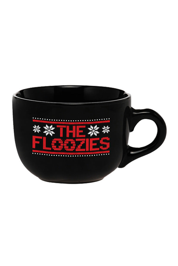 Woven Logo Black Coffee Mug