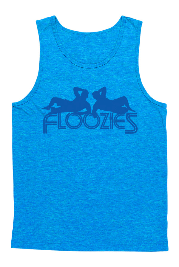 Silhouette Tank (Heather Blue)